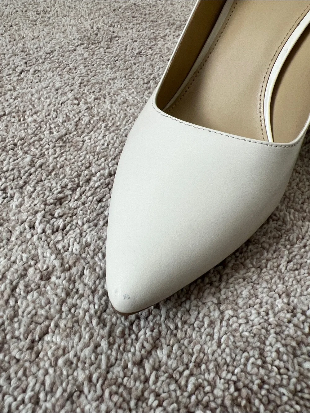 CREAM/ WHITE MILLY FLEX PUMP By MICHAEL KORS